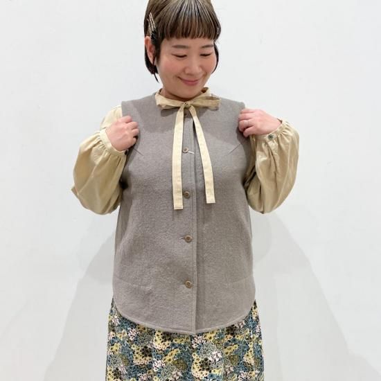 SARAHWEAR - Felting Wool VestC1116