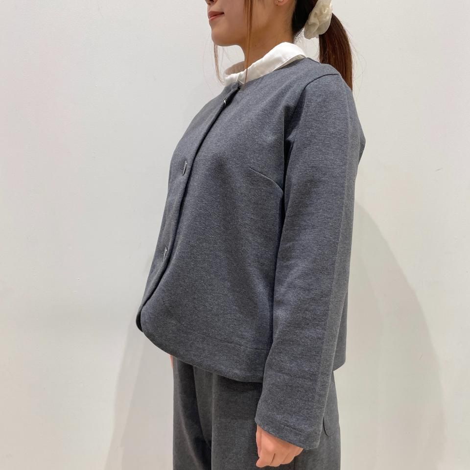 【新品 未使用】サラウェア sarahwear 　 ポンチ セットアップ サラウェア ポンチ ノーカラー ジャケット C91175 SARAH WEAR