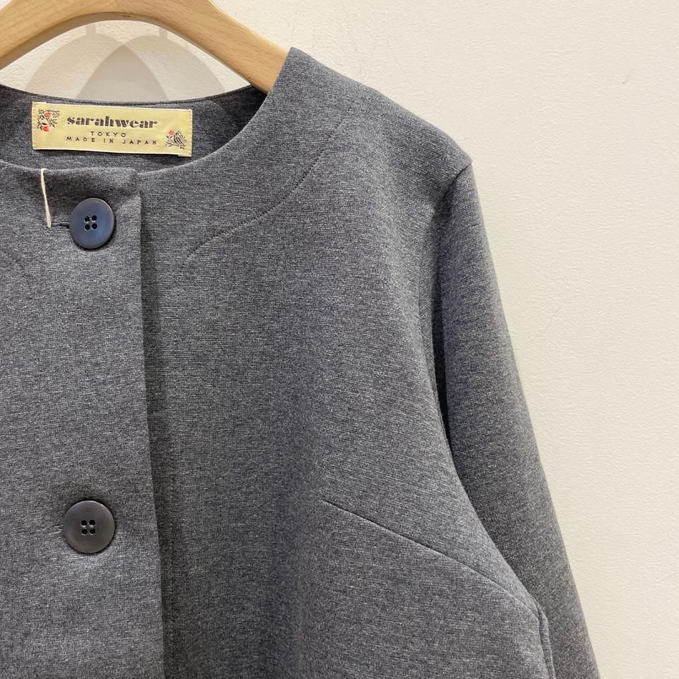 SARAHWEAR - ポンチノーカラージャケット（C91175） - Sheth