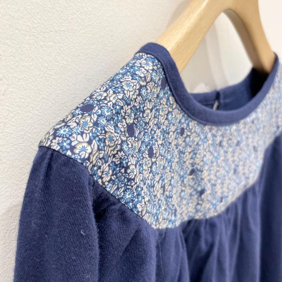 sosotto - リバティプリント/切替プルオーバーブラウス 長袖（42472941