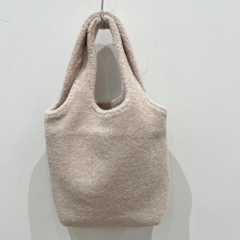 A.P.C. ボアトートバッグ クリーム色 A.P.C. - NINON スモールトートバッグ ボア（23246102189