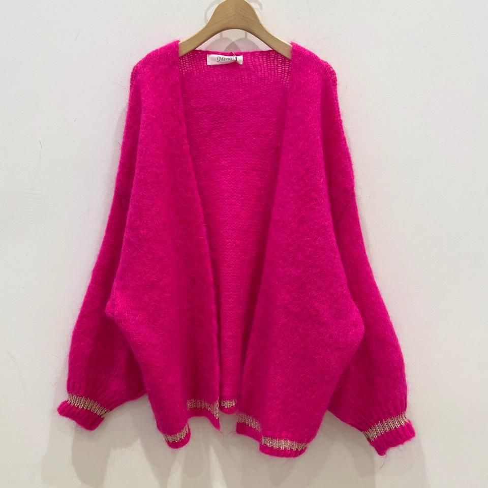 Meaux - モヘア ラメカーディガン（MXF243001） - Sheth Online Store