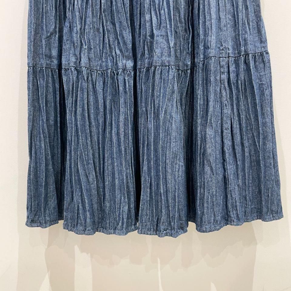 Rockmount - Denim Long3段ティアードスカート（正規取扱商品