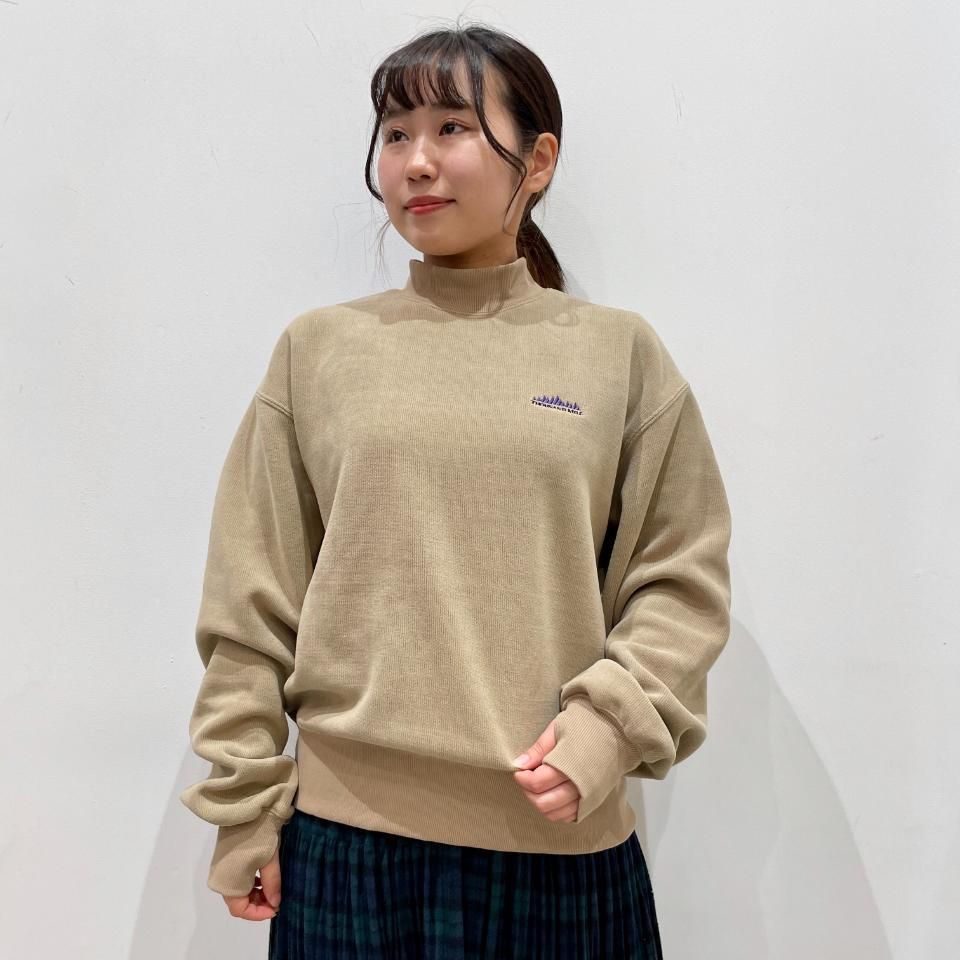 THOUSAND MILE - KNIT FREECE MOCK NECK PULLOVER（TM242KF00242）正規