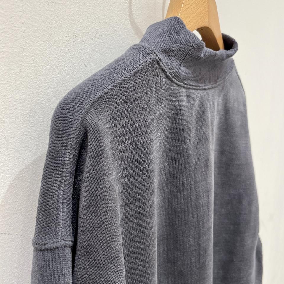 THOUSAND MILE - KNIT FREECE MOCK NECK PULLOVER（TM242KF00242）正規