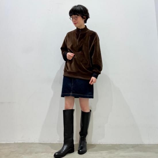 FRED PERRY - Velour Half Zip Sweatshirt (G8162) 谷
