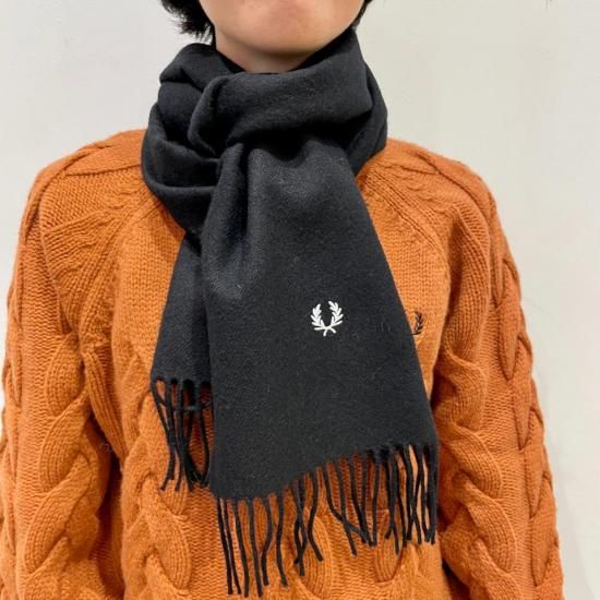 FRED PERRY - Lambswool Scarf (C4126) 谷