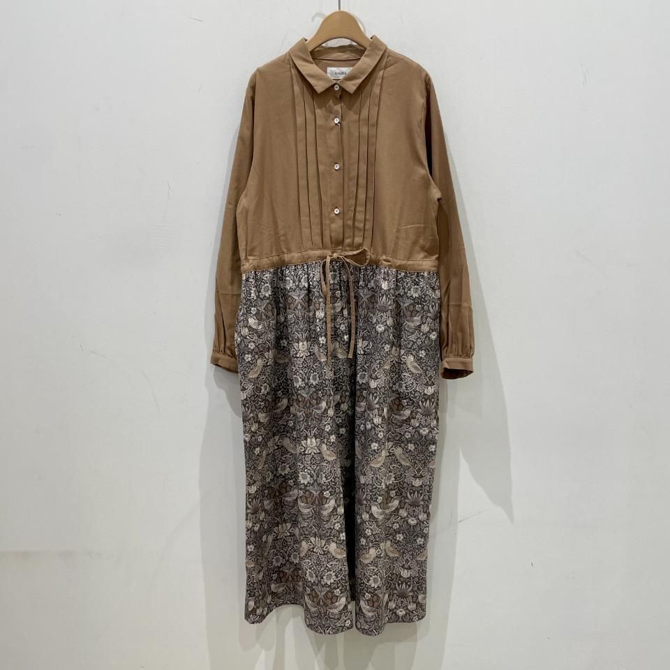 sosotto - FABRIC BY BEST OF MORRIS×ビエラ太ピンタックチビ衿