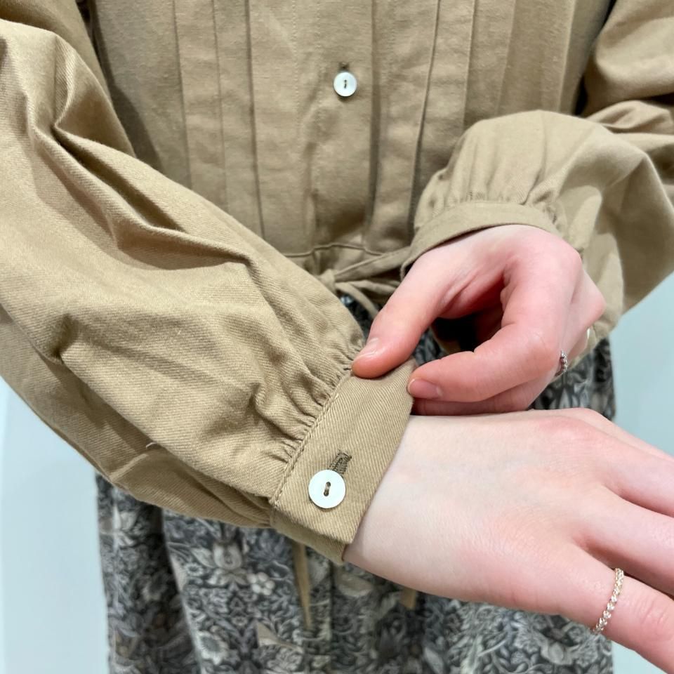 sosotto - FABRIC BY BEST OF MORRIS×ビエラ太ピンタックチビ衿