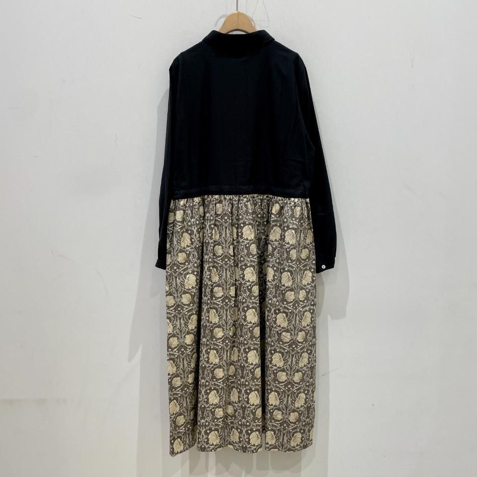 sosotto - FABRIC BY BEST OF MORRIS×ビエラ太ピンタックチビ衿