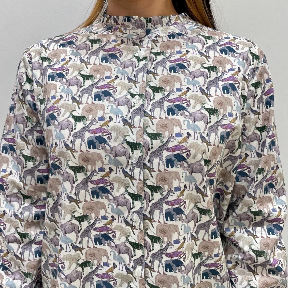 J.Sloane - スタンドフリルブラウス 【リバティコレクション】(SN2433506)