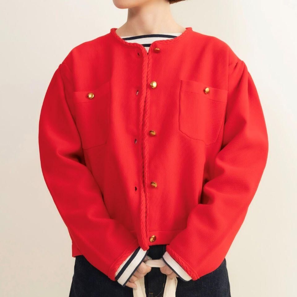 ★かのんたん㉗〜㉟★ 手洗い可能》メタルボタンワイドVカーデ/le.coeur blanc