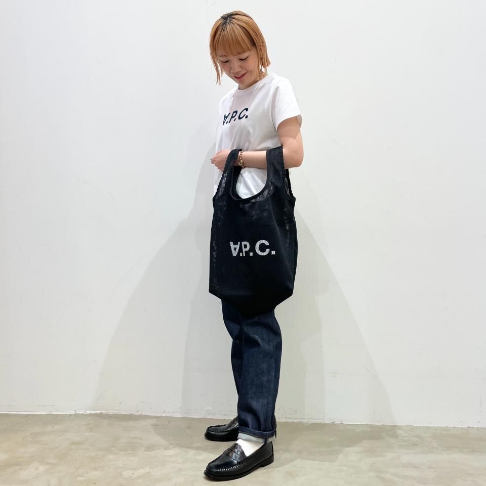 ★美品・裏張り済み★『A.P.C×ポルセリ』グリーン39 巾着&ショッパー付き 中古・古着通販】A.P.C. (アー・ペー・セー) ショルダーポーチ