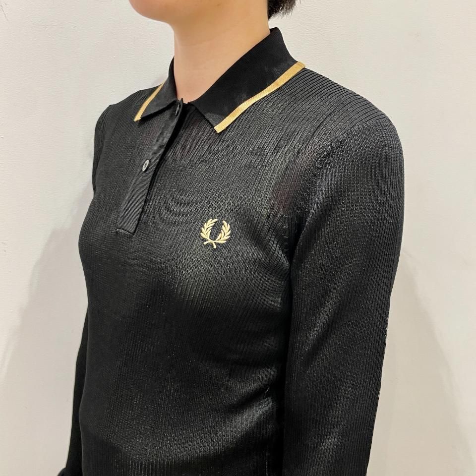 FRED PERRY - Ribbed Knitted Shirt (K8135) 正規取扱商品
