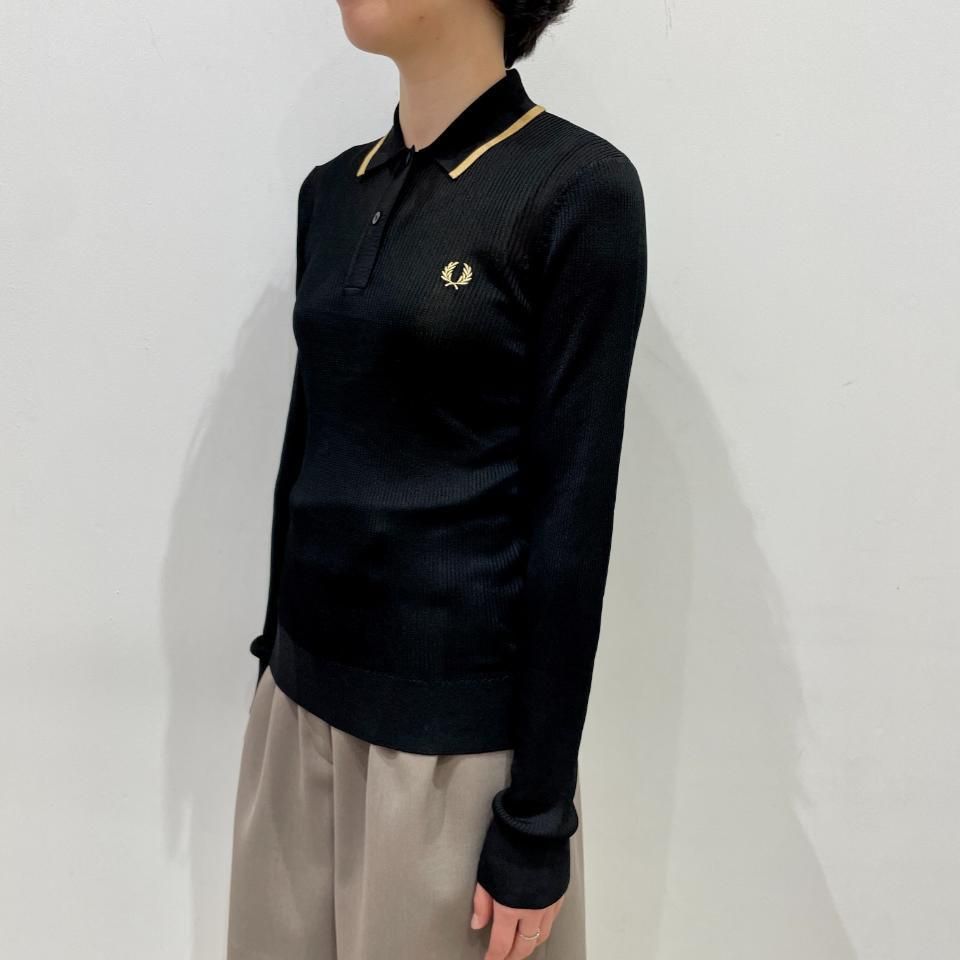 FRED PERRY - Ribbed Knitted Shirt (K8135) 正規取扱商品 - Sheth