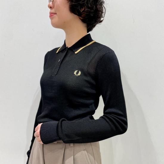 FRED PERRY - Ribbed Knitted Shirt (K8135) 谷
