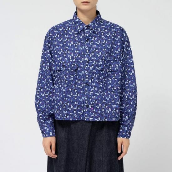 THE NORTH FACE PURPLE LABEL - Flower Printed Cropped Shirt (N25SG014) 谷