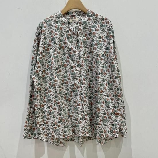 パークス PN2433011 40/-ブロード スタンドカラー ハンバーガー