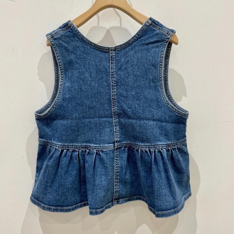 SOMETHING - ペプラムデニムビスチェ（ST123） - Sheth Online Store