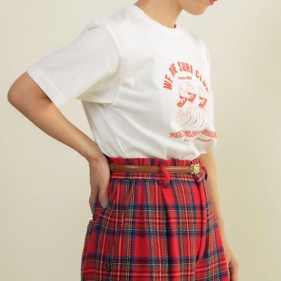 CHILD WOMAN - 16/-天竺 サーフクラブプリントTシャツ (0101CT003251