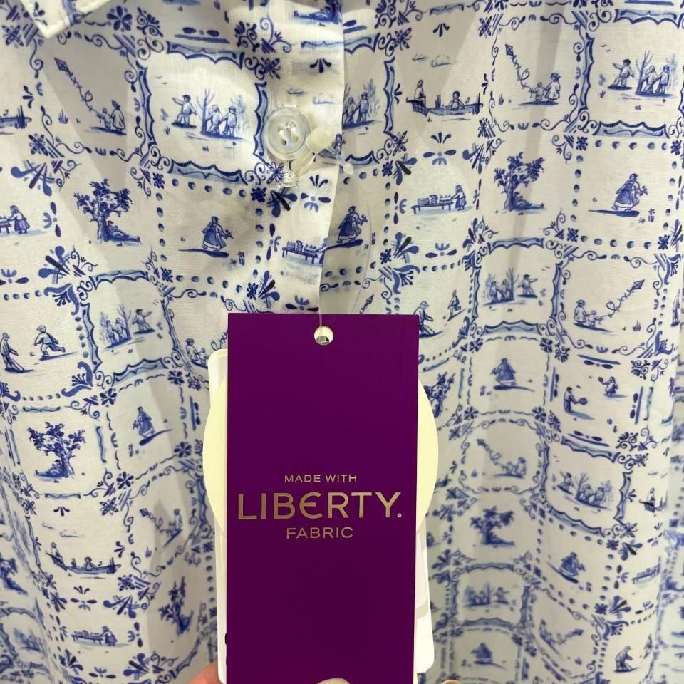 パークス PH2521027 リバティ 角襟 7分袖レギュラーシャツ レディース Parkes LIBERTY [メール便可] 楽天市場】パークス PH2521027 リバティ 角襟 7分袖レギュラー