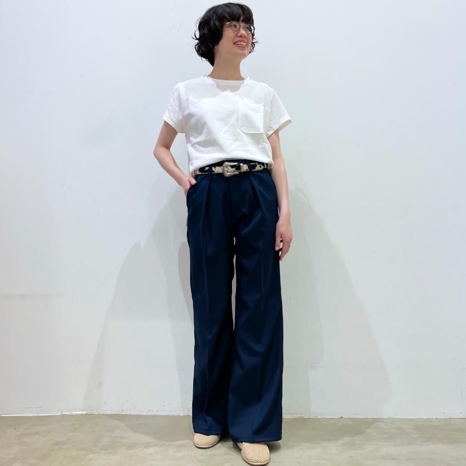SARAHWEAR - ＜Deborah＞鹿の子 肩釦Tee（C91393） - Sheth