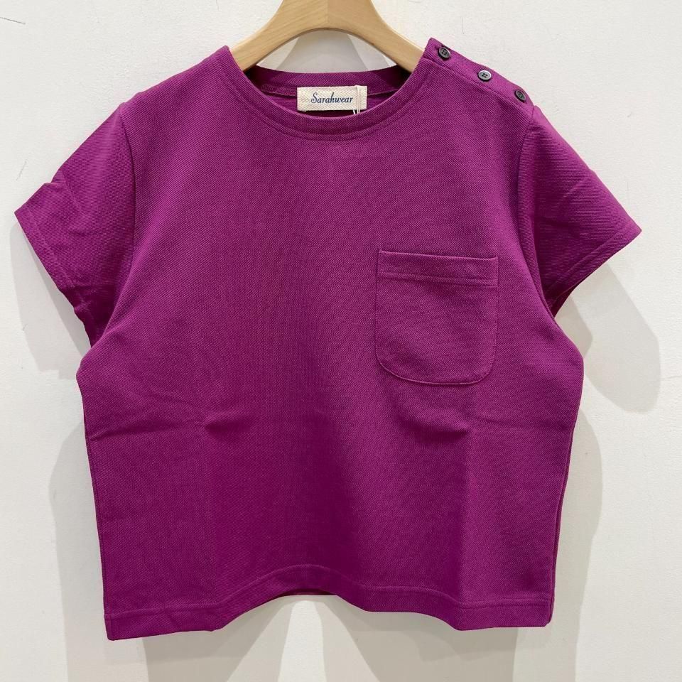 【30%OFF】サラウェア Deborah 鹿の子 肩ボタン Tee メール便OK SARAHWEAR C91393 半袖 トップス Tシャツ カットソー 楽天市場】(メール便OK) 【30%OFF】SARAHWEAR サラウェア