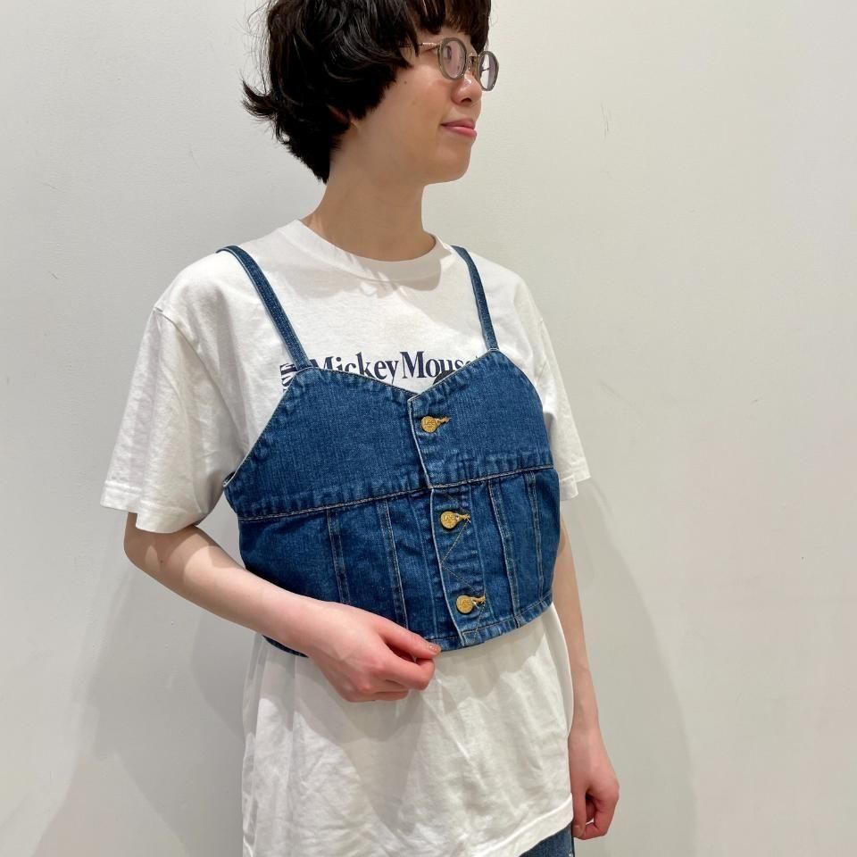 VIVIANO デニムビスチェ マルチwayフリルデニムビスチェ/MAJESTIC LEGON(マジェスティック