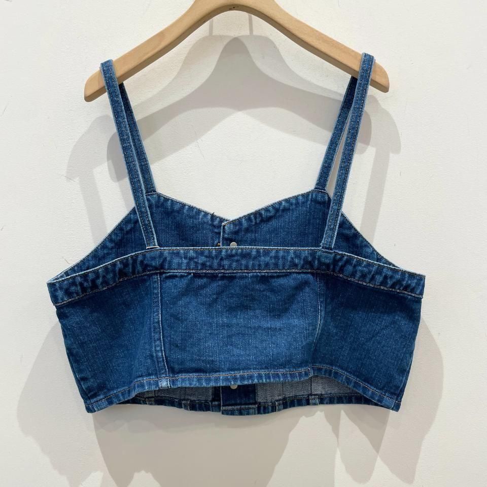 VIVIANO デニムビスチェ デニムビスチェ ビスチェ デニム[品番：PRTW0004756]｜Pierrot