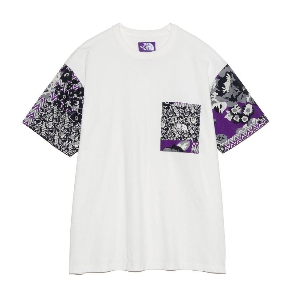 ★英国発*THE NORTH FACE*新作*FLOWER Tシャツ/PG★ THE NORTH FACE PURPLE LABEL - Flower Printed Field Tee