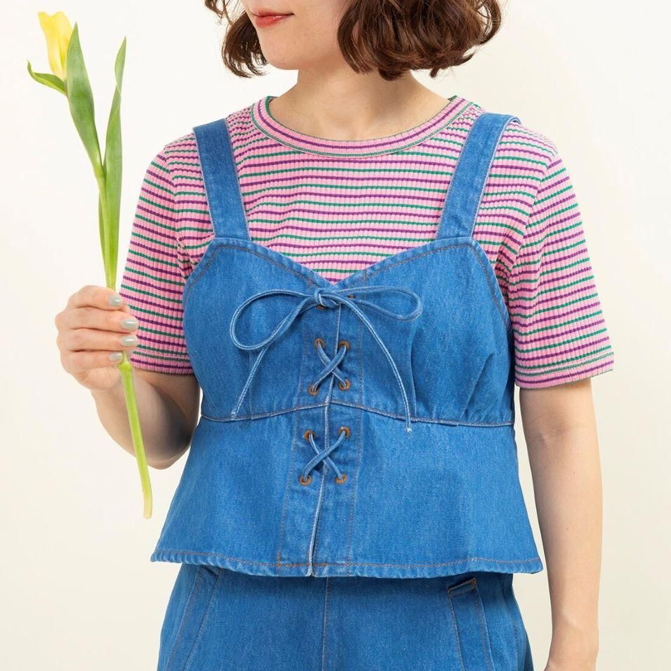 CHILD WOMAN - 10ozデニム ビスチェ (0101BL004251) 正規取扱品