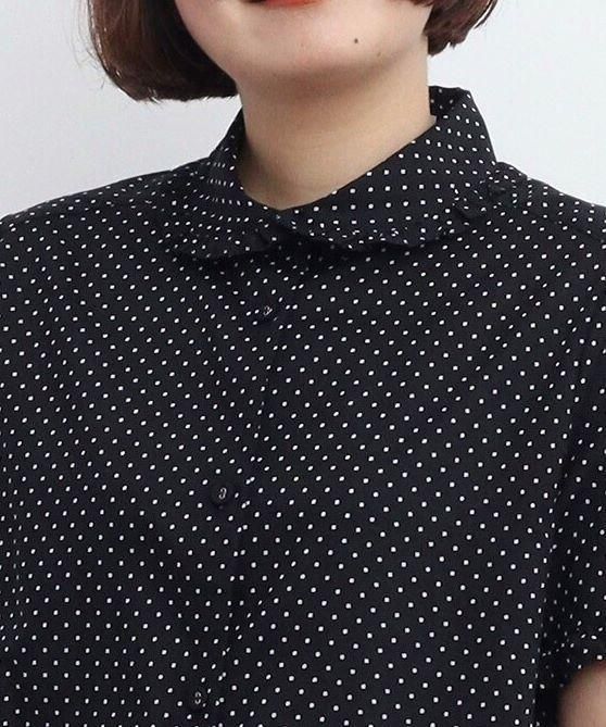 チャイルドウーマン　フリル丸襟半袖ブラウス チャイルドウーマン フリル丸襟半袖ブラウス CHILD WOMAN