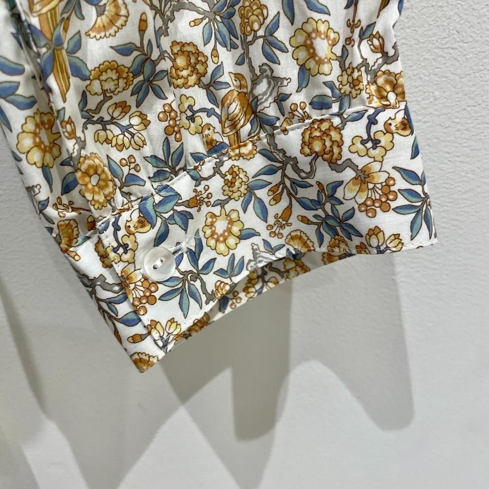 J.sloane - フリルカラー7分袖ブラウス 【リバティコレクション