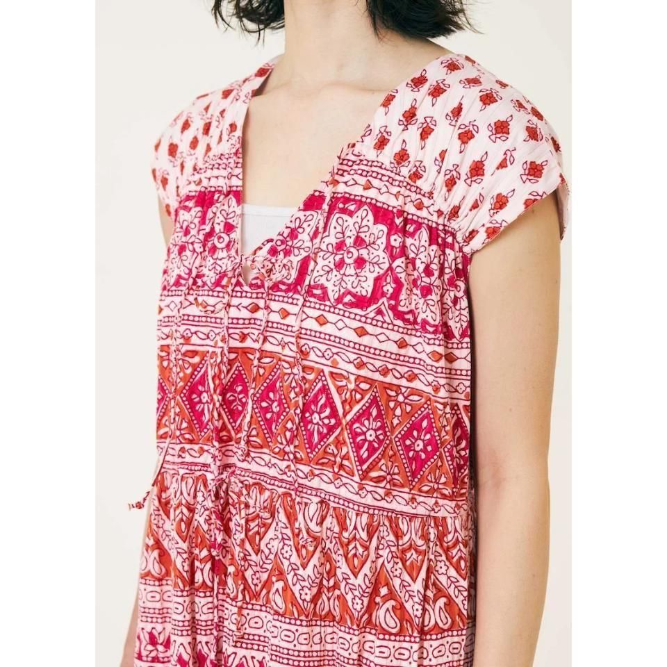 JI FU　sara mallika　DRESS アンダードレス付 中古・古着通販】sara mallika (サラマリカ) Tile Pattern