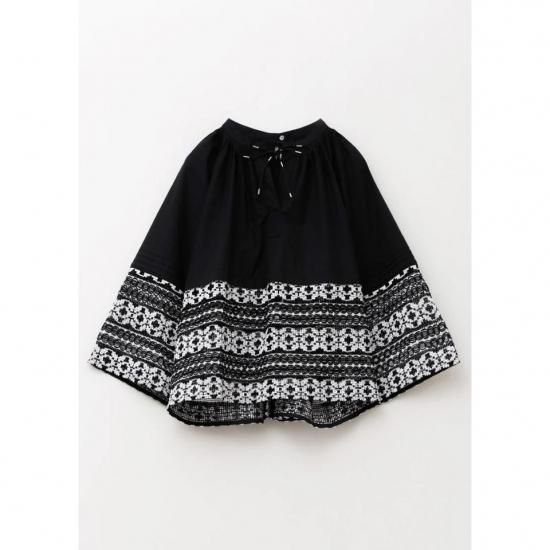 Sara mallika - Cotton Border Gather Lace Top020151SP5