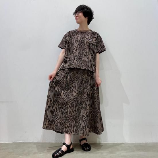 THOUSAND MILE - SHORT SLEEVE T-SHIRTSKIRT SET PRINTTM251QP00032谷