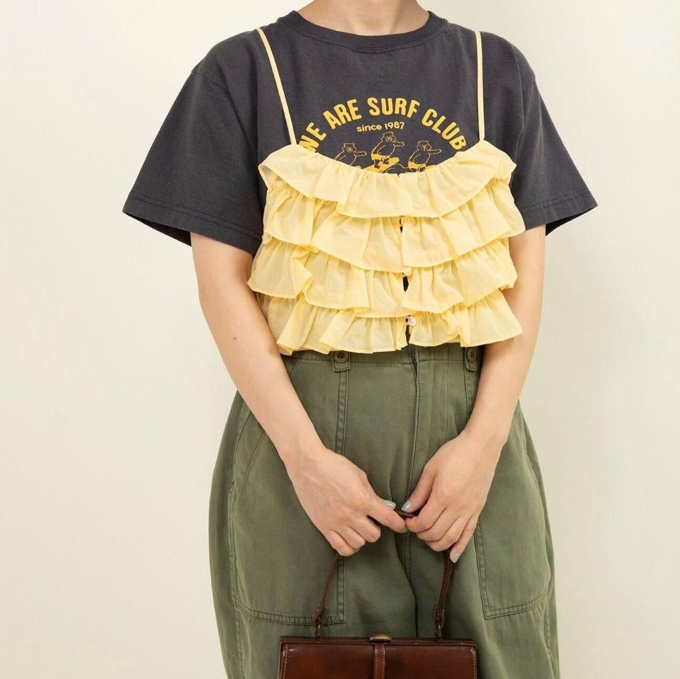 Dot and Stripes フリルブラウス未使用タグ付き CHILD WOMAN - ＜Dot and Stripes＞ナイロンフリルティアード