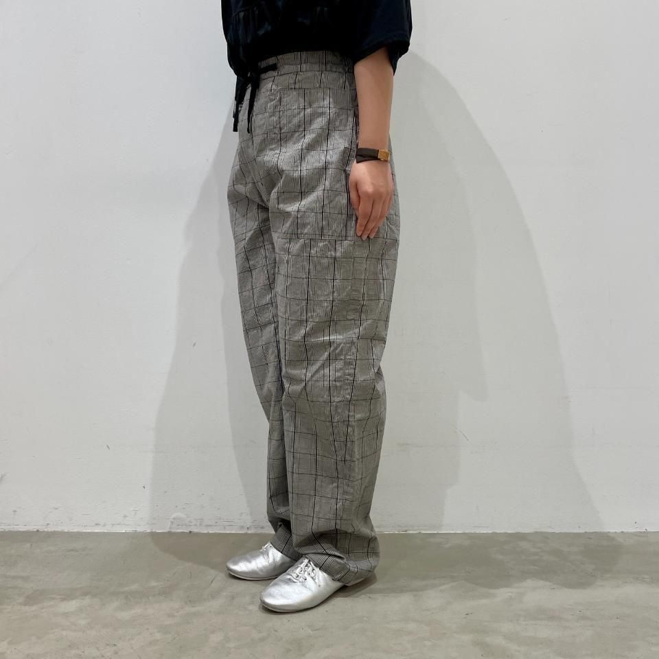 SARAHWEAR - ＜Narumu＞Check Soft tapered Pants（C30572） - Sheth