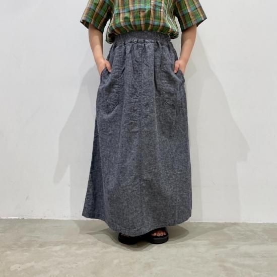 SARAHWEAR - Chambray A line SkirtC21849