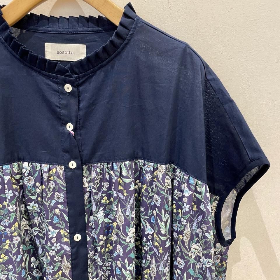 sosotto - LIBERTY*60ローンヨーク切替タックフリルフレンチ