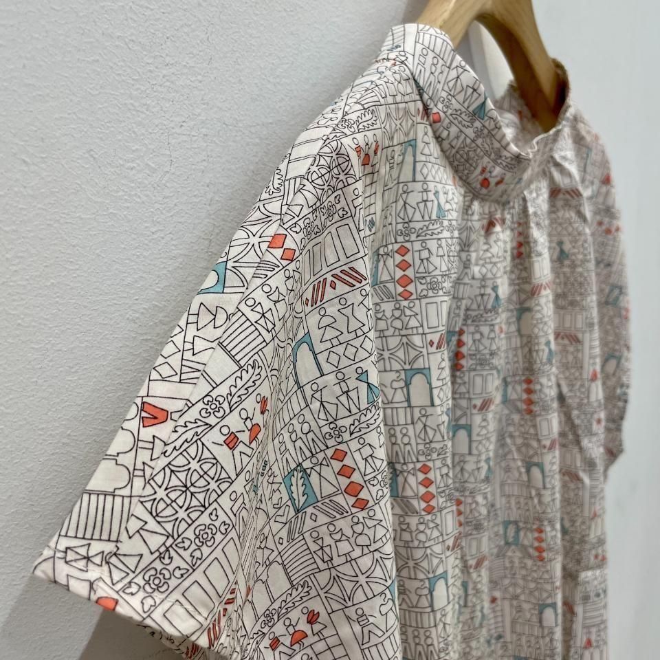 新品 ポンデシャロン sosotto リバティスタンドカラー フレンチブラウス sosotto - LIBERTYタナローンスタンドカラーフレンチブラウス