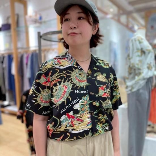 TWO PALMS - Hawaiian ShirtCRAZY HULAHATTURTLES谷ʡ
