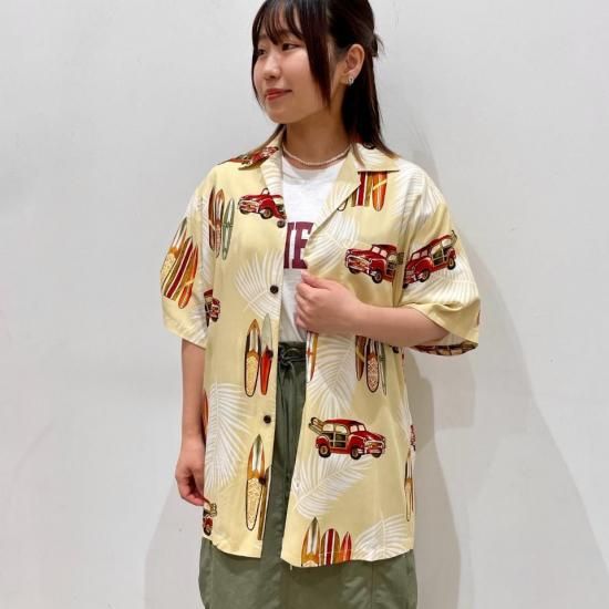 Two Palmsアロハシャツ&マキシドレス Two Palms ハワイアンロングムームードレス [マカプウ/ホワイト