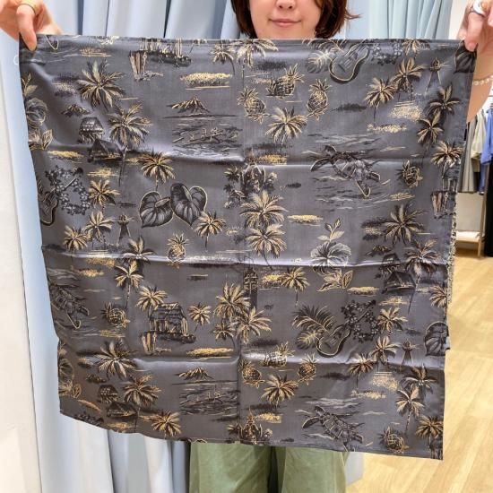 TWO PALMS - RAYON PRINTED BANDANA / GOLDEN VINTAGE谷ʡ
