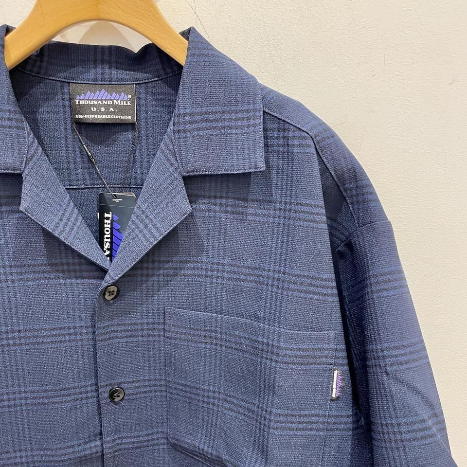 THOUSAND MILE - SHORT SLEEVE SHIRT CHECK(TM251LC00232)正規取扱商品