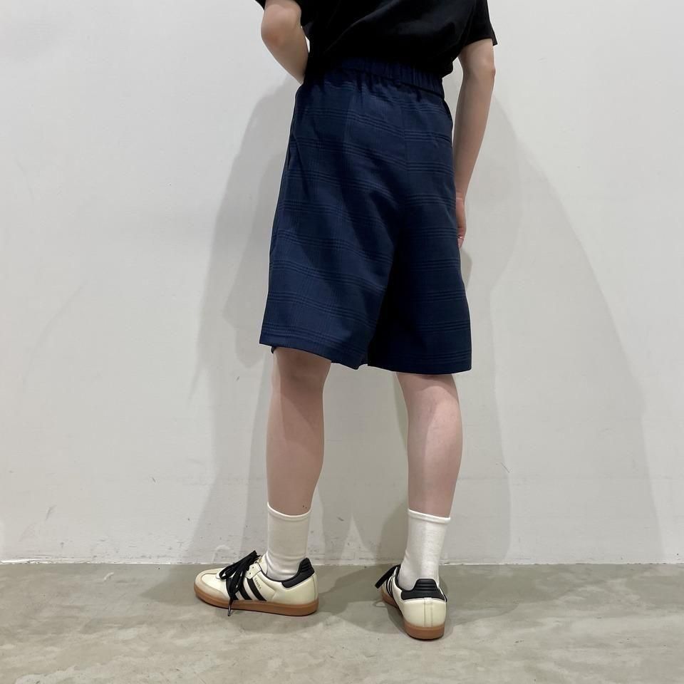 THOUSAND MILE - TUCK SHORT PANTS CHECK(TM251LC00242)正規取扱商品