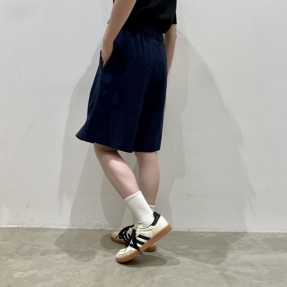 THOUSAND MILE - TUCK SHORT PANTS CHECK(TM251LC00242)正規取扱商品