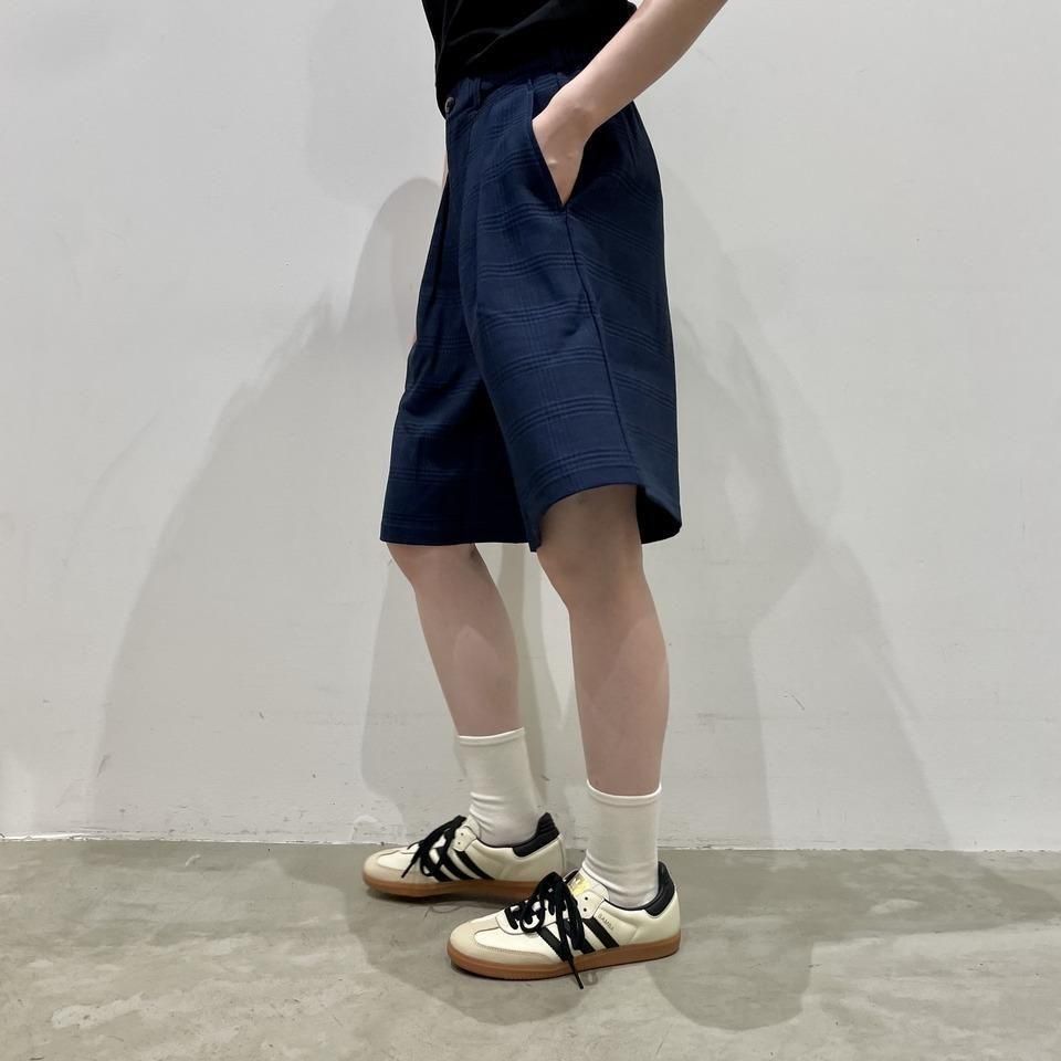 THOUSAND MILE - TUCK SHORT PANTS CHECK(TM251LC00242)正規取扱商品