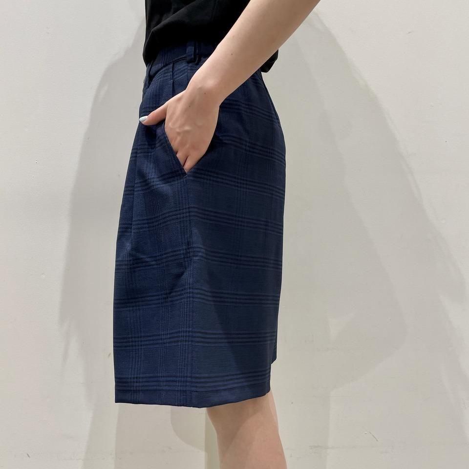 THOUSAND MILE - TUCK SHORT PANTS CHECK(TM251LC00242)正規取扱商品