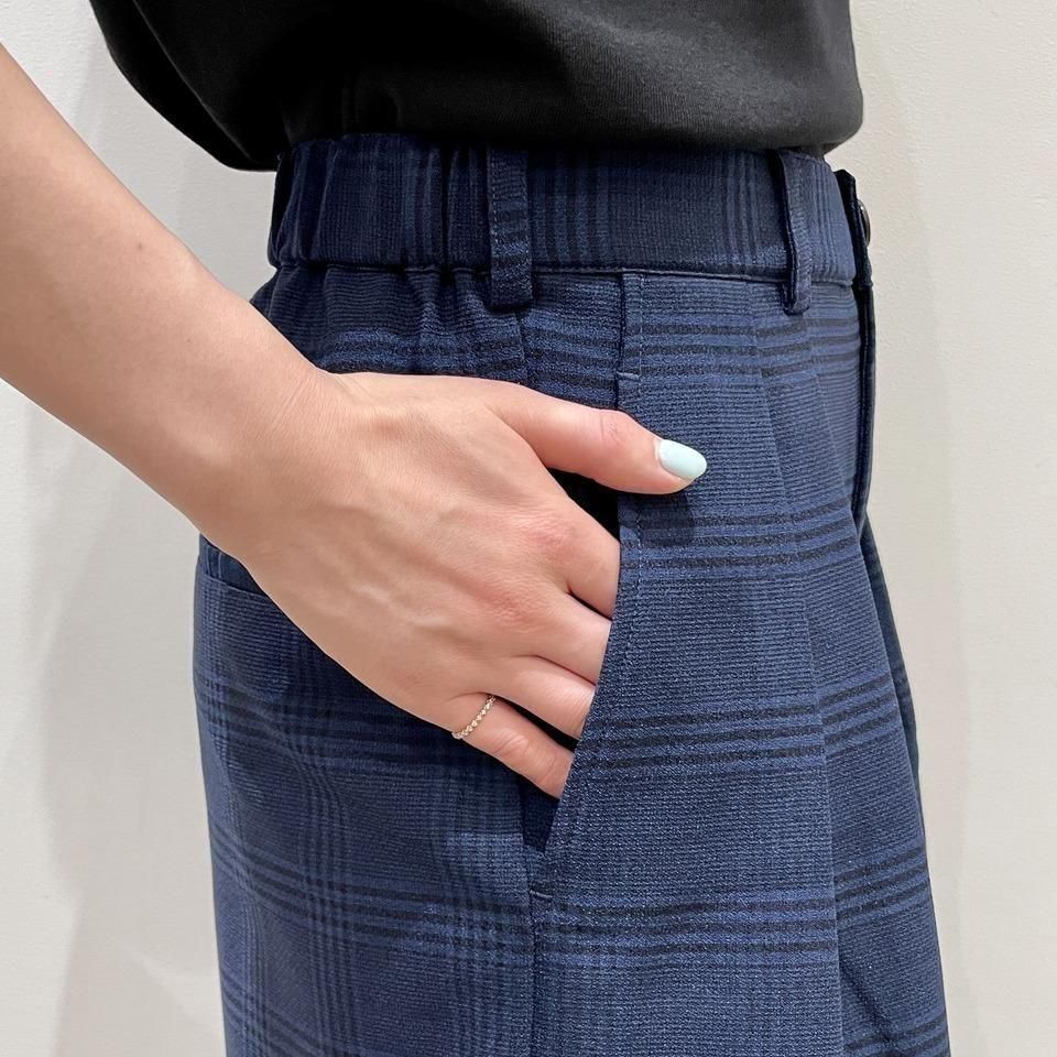 THOUSAND MILE - TUCK SHORT PANTS CHECK(TM251LC00242)正規取扱商品